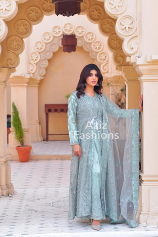 Jacket Style Long Maxi Dress 7779