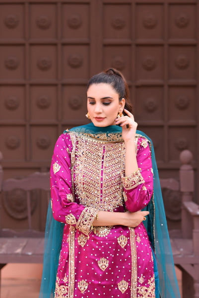 Mehndi Design Palazzo Suits 182