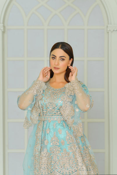 Turquoise Lengha 786