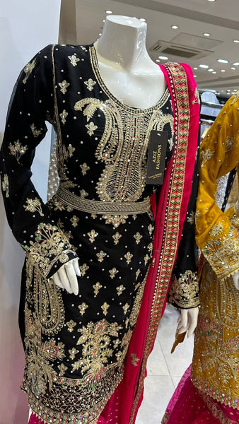 Mehndi Gharara Dresses 320