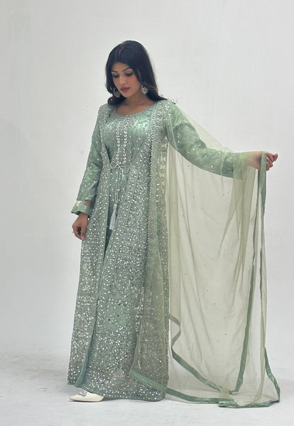 JACKET With Long Maxi Dress 7778