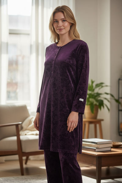 Embossed Velvet Dress GL100