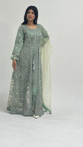 JACKET With Long Maxi Dress 7778