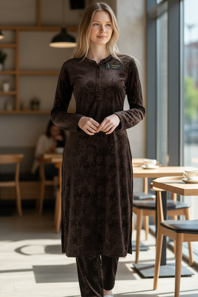 Embossed Velvet Dress GL100