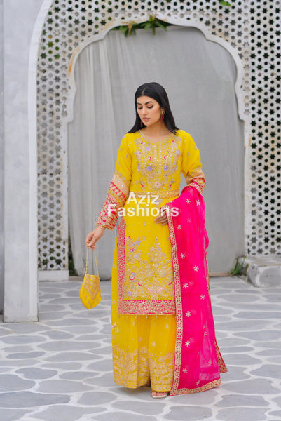 Mehndi Palazzo Suit 325