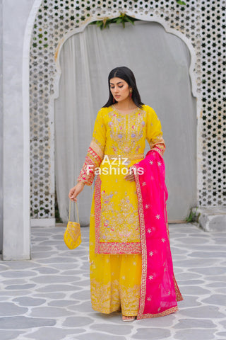 Mehndi Palazzo Suit 325