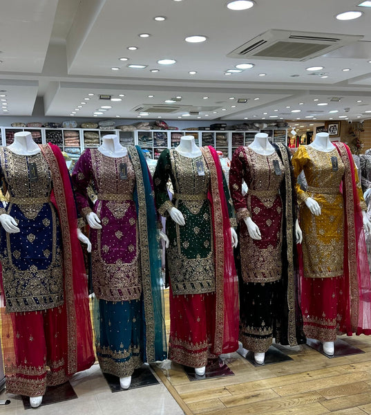 Mehndi Design Palazzo Suits 182