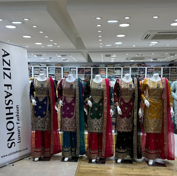 Mehndi Design Palazzo Suits 182