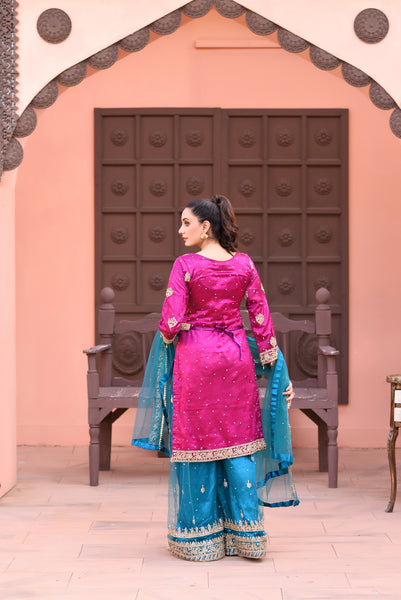 Mehndi Design Palazzo Suits 182