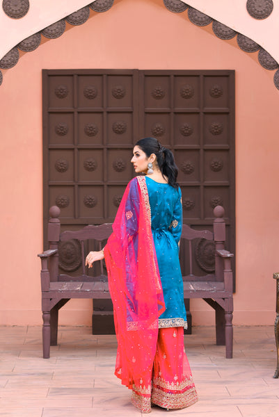 Mehndi Design Palazzo Suits 182