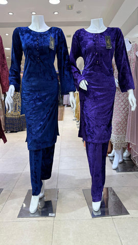 Embossed Velvet Dress GL100