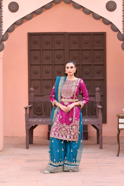 Mehndi Design Palazzo Suits 182