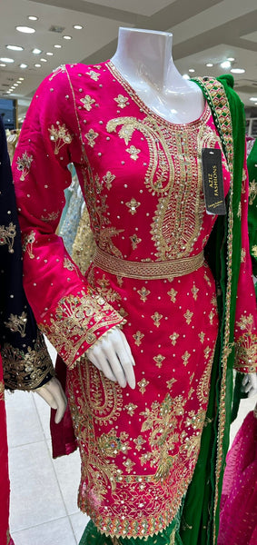 Mehndi Gharara Dresses 320