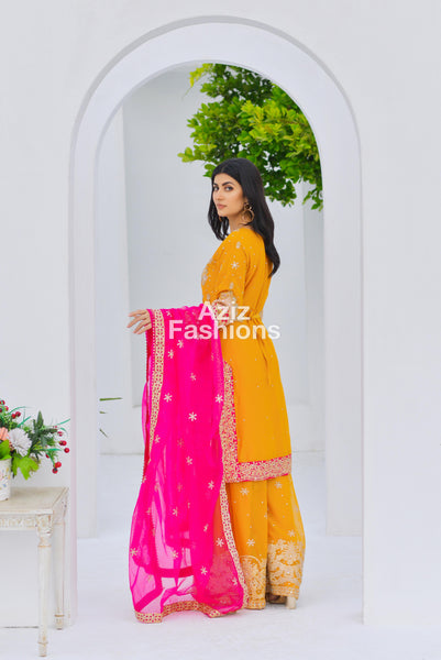 Mehndi Palazzo Suit 325