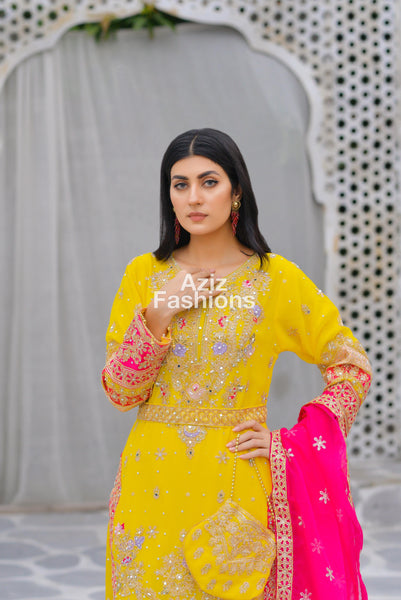 Mehndi Palazzo Suit 325