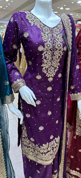 Net Blochi Palazzo Suits 519