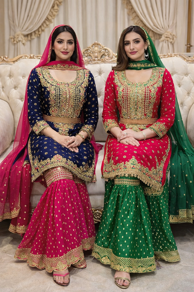 SPECIAL OFFER Mendhi Gharara Suits 318