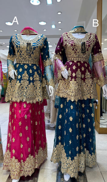 SPECIAL OFFER Mendhi Lengha Dresses 786