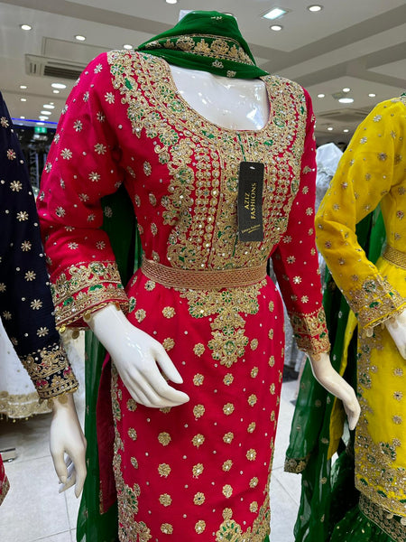 SPECIAL OFFER Mendhi Gharara Suits 318