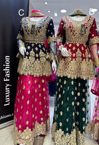 SPECIAL OFFER Mendhi Lengha Dresses 786